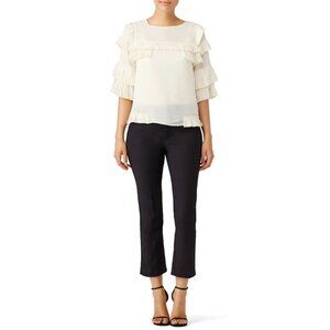 Tularosa MARGO Ivory Ruffle Top - XS